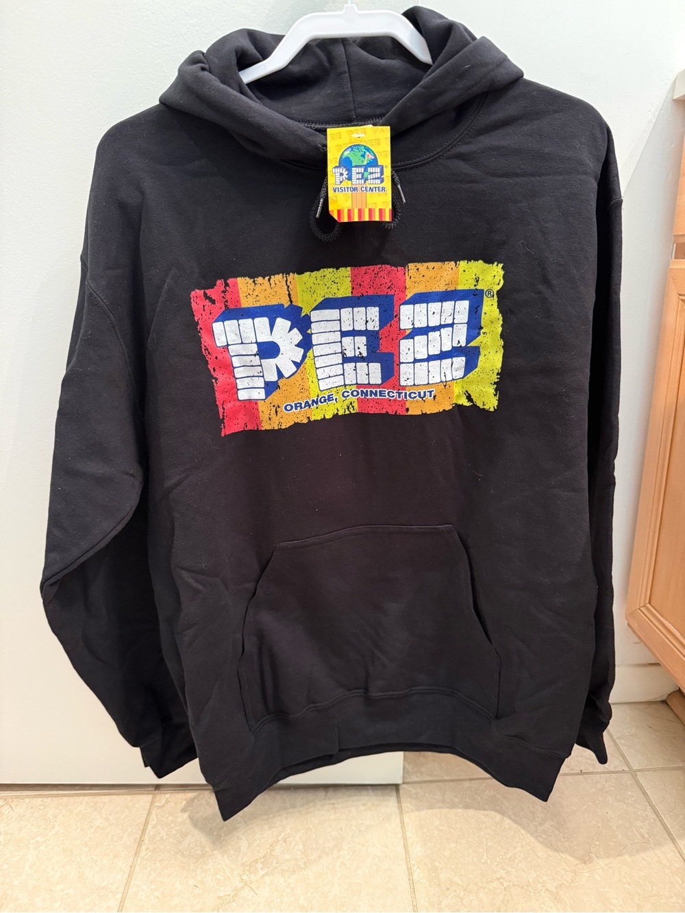 PEZ Branded Hoodie Sweatshirt Size M